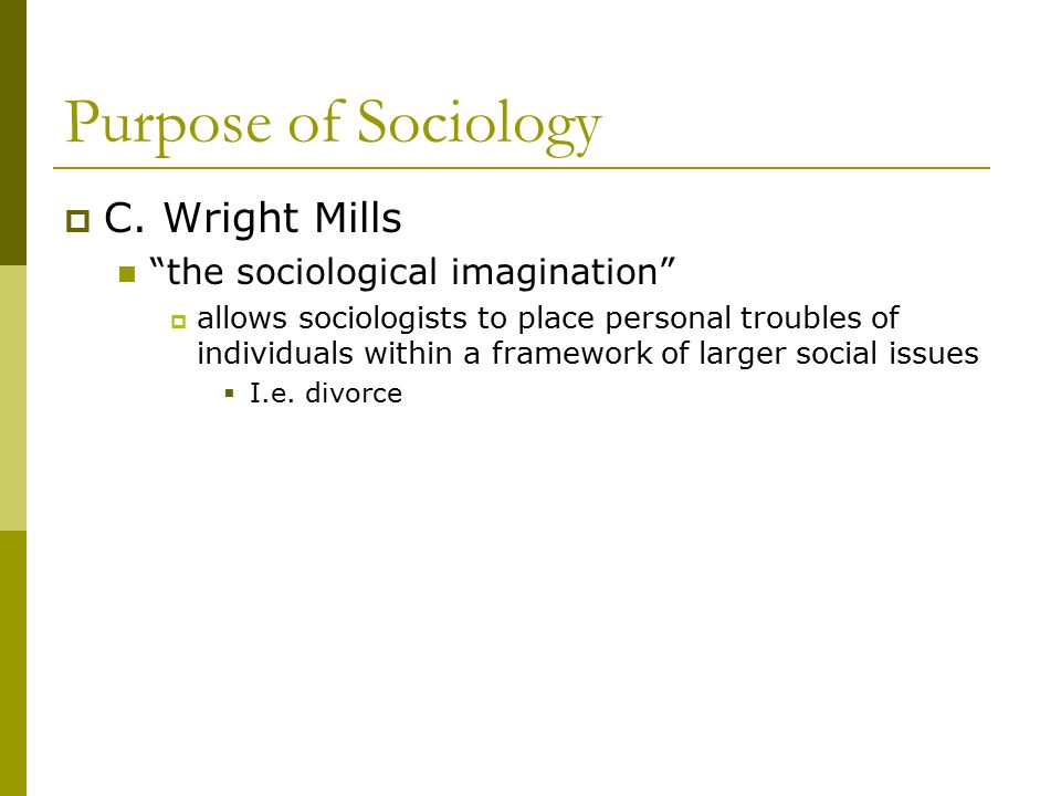 Courses in Sociology